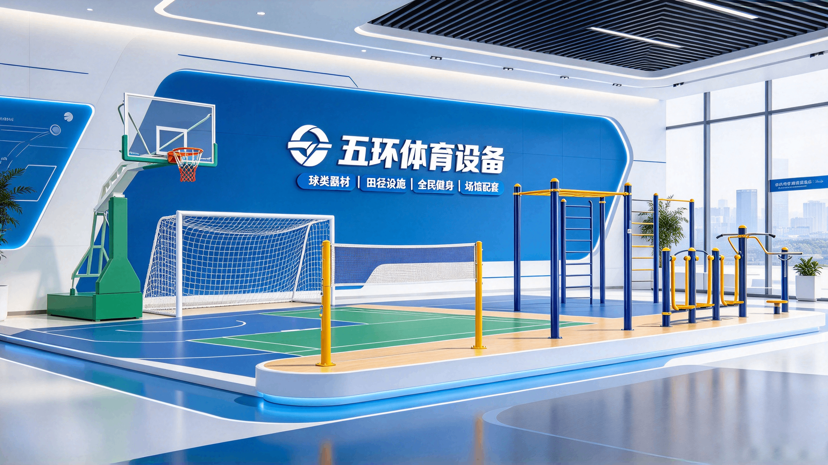 五环体育成功完成常熟某社区健身场地改造项目交付